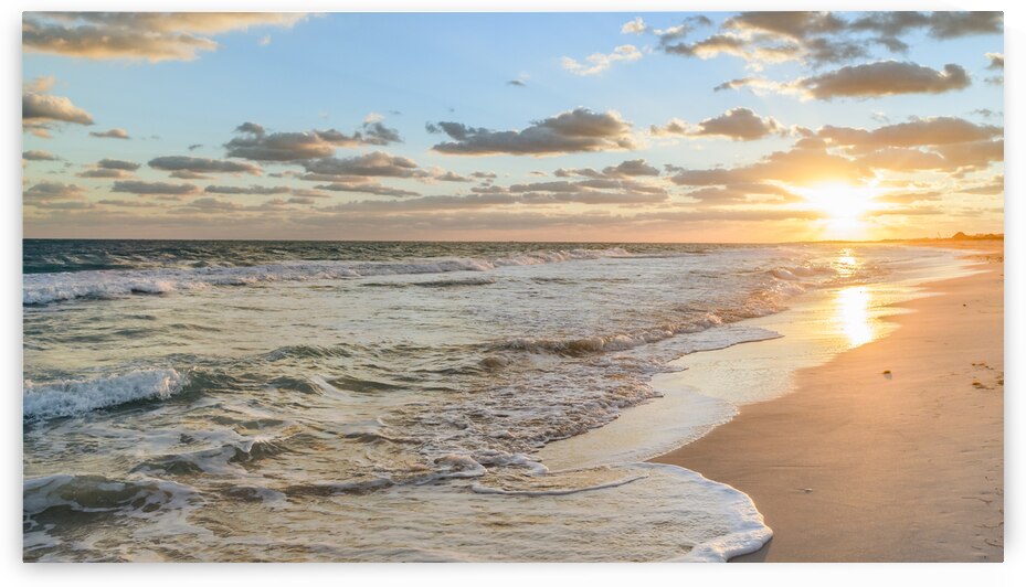 Cuban Beach at Sunrise by Justin Richard Batten