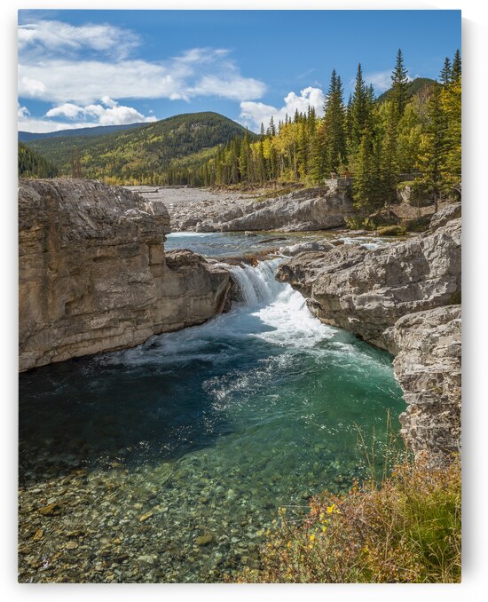 Elbow Falls Alberta by Justin Richard Batten