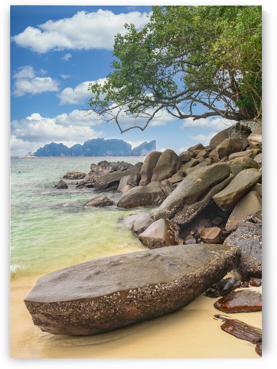 ko phi phi island view by Justin Richard Batten