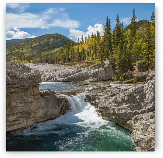 Elbow Falls Alberta 2 by Justin Richard Batten