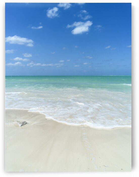 Cuban beach blue aqua by Justin Richard Batten