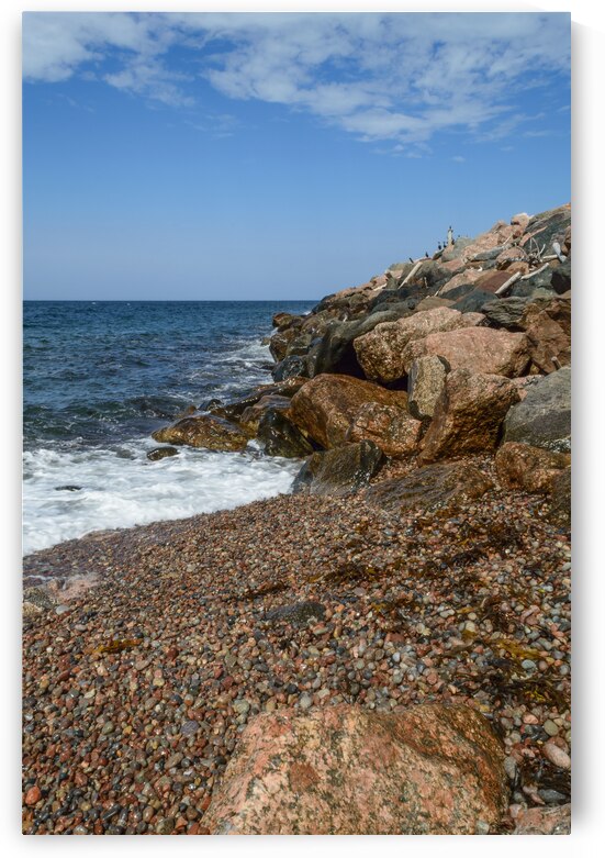 Pleasant Bay rock shore by Justin Richard Batten