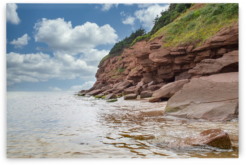 Cloudy basin head rocks by Justin Richard Batten