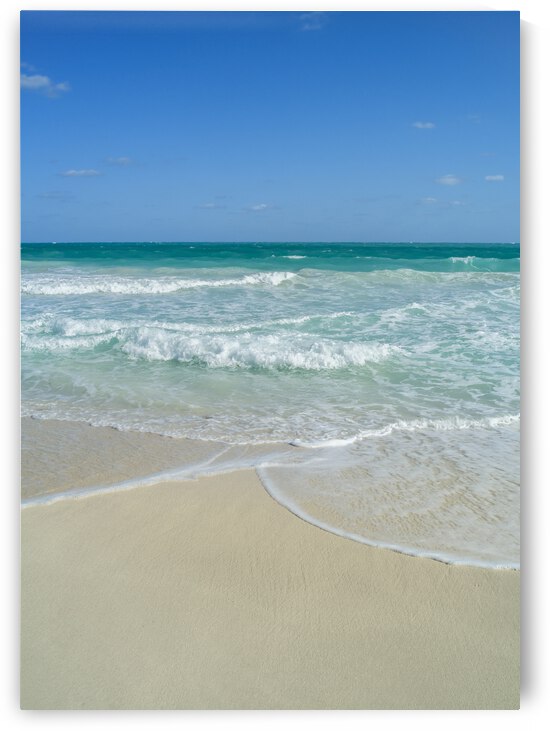 Awesome Cuban aqua beach water 2 by Justin Richard Batten