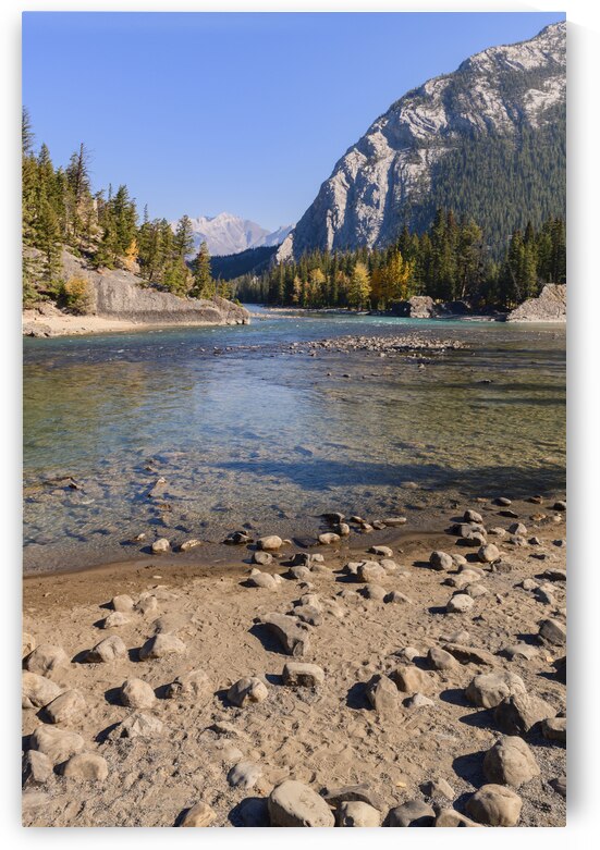 bow river bend shore 2626 by Justin Richard Batten