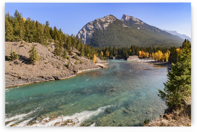 bow river bend 2621 by Justin Richard Batten