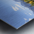 Bow River banff alberta Metal print