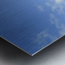 sand dune walk next to aqua ocean Metal print