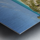 Cuban Dune View Ocean Metal print