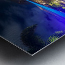 Resort pools at night Metal print