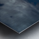 Resort beach at night Metal print