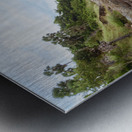 Ya-nui rock beach shore 2 Metal print