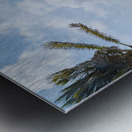 Tulum beach ocean view 2 Metal print