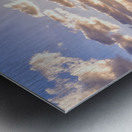 Cuban beach sunrise tiny seaweed Metal print