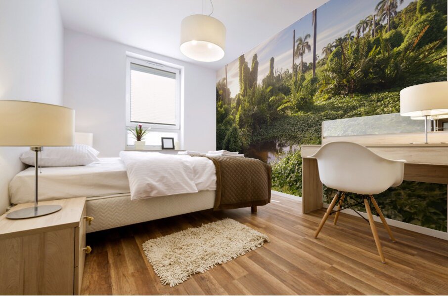 Jungle Garden Dominican Mural print