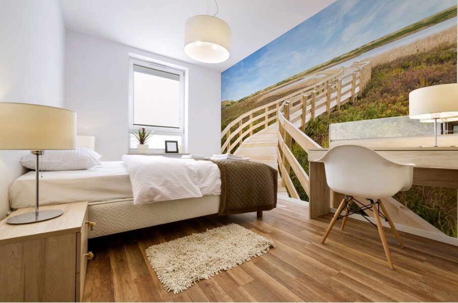 Greenwich boardwalk trail Mural print