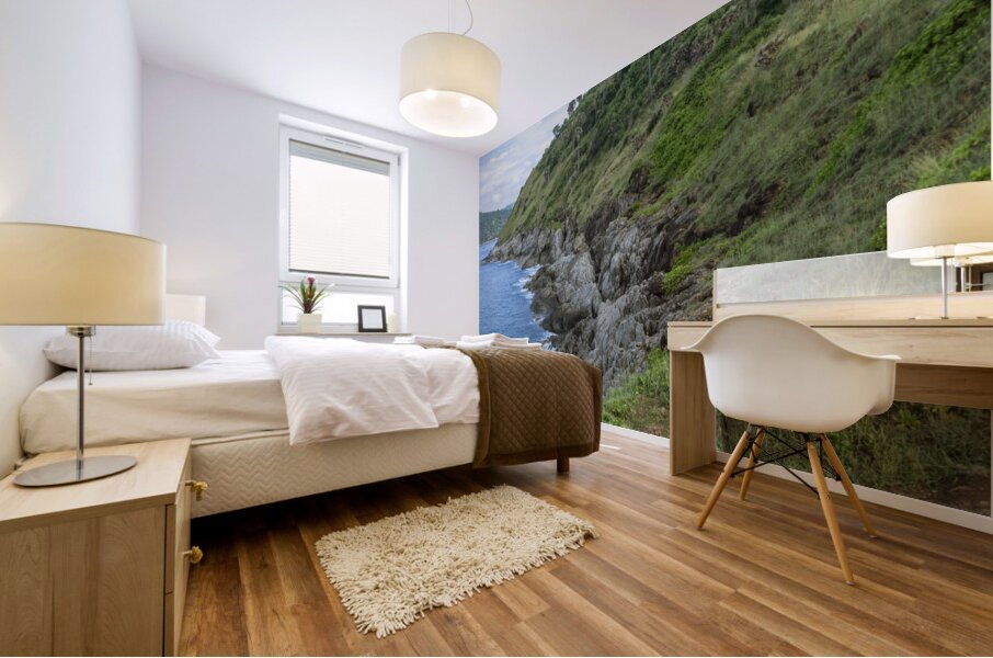 Ya-nui beach lookout point Mural print