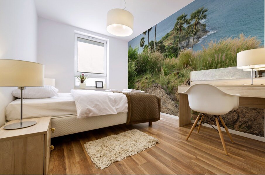 Prom Thep Ya-nui beach lookout point Mural print