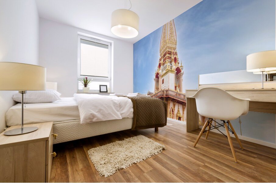 Wat Chalong temple Mural print