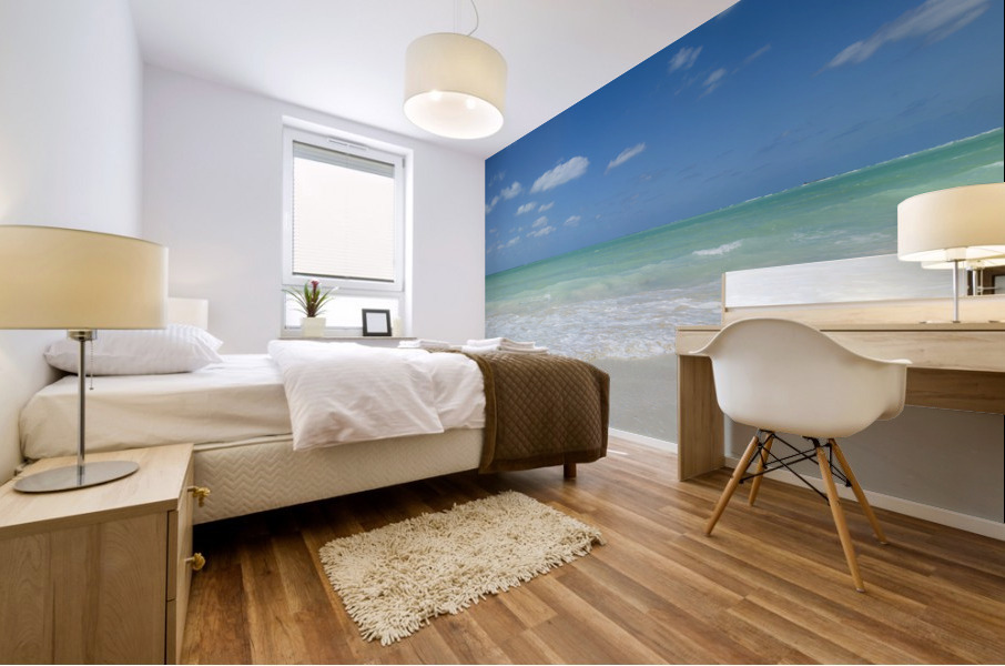 Awesome Cuban aqua beach water 4 Mural print