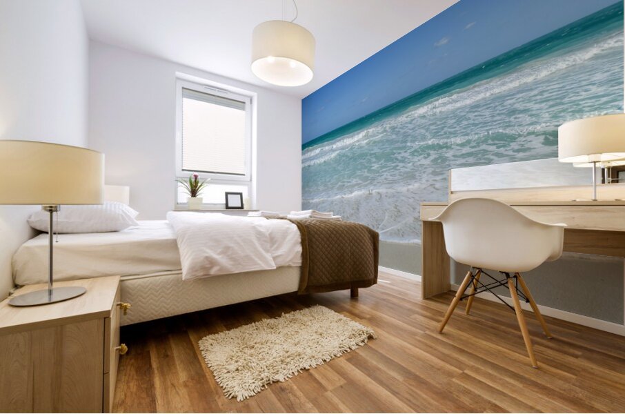 Awesome Cuban aqua beach water 3 Mural print