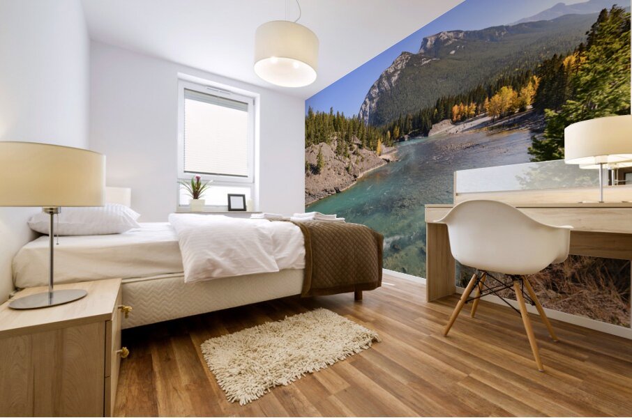 bow river bend 2621 Mural print