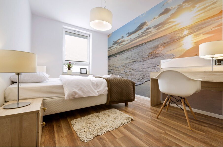 Cuban beach sunrise 3 Mural print