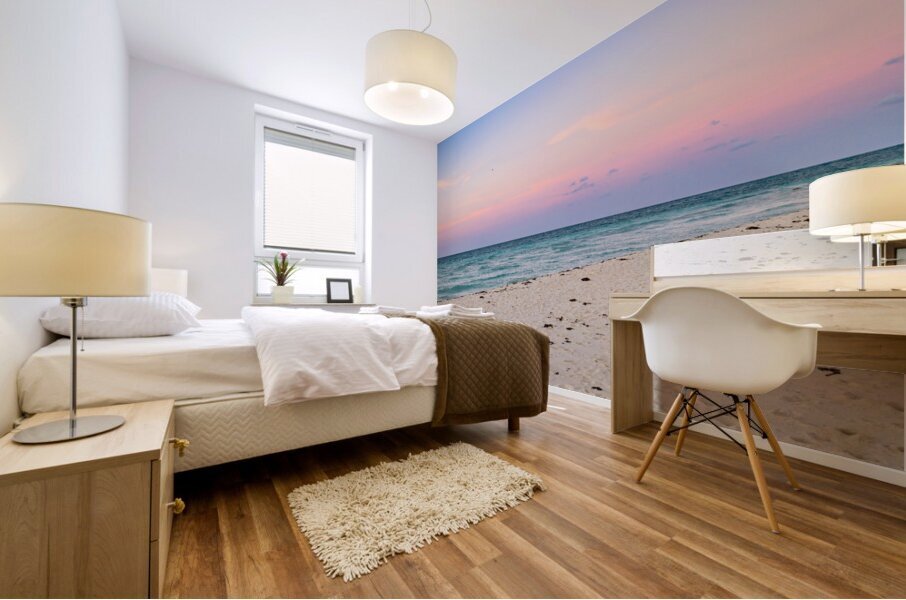 Cuban sunset colourful sky Mural print