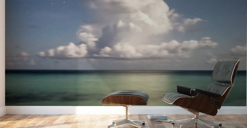 Cuba beach cloud night Wall Murals