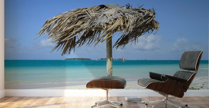 Beach Umbrella cuban Wall Murals