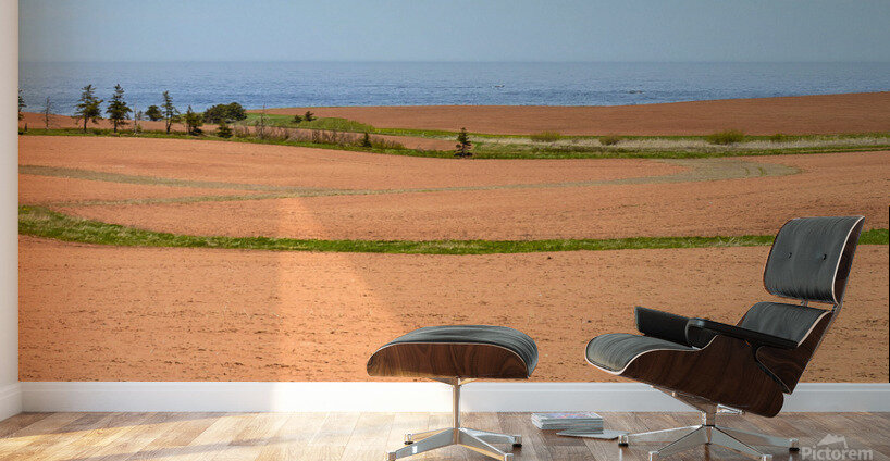 PEI red sand farm fields Wall Murals