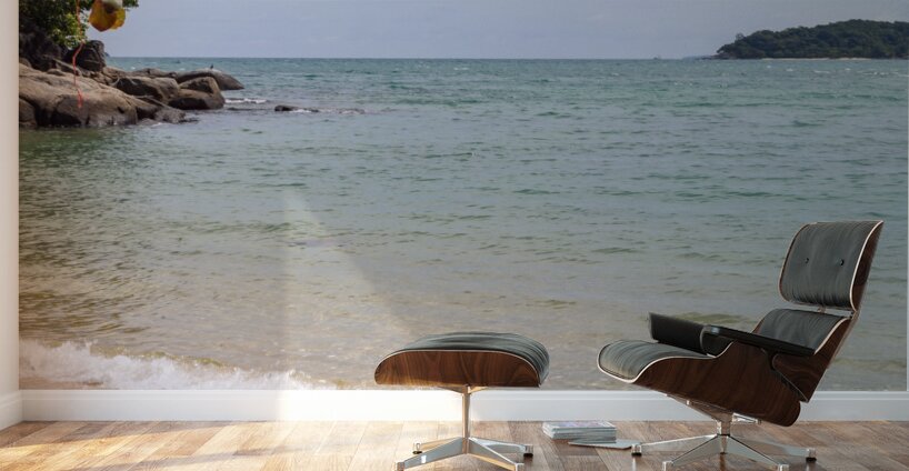 Rawai beach with island view Wall Murals