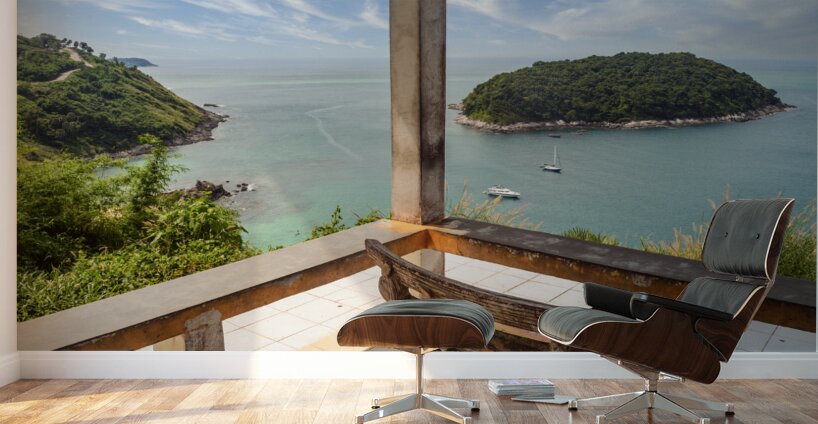 Windmill Lookout of Ya-nui beach Wall Murals