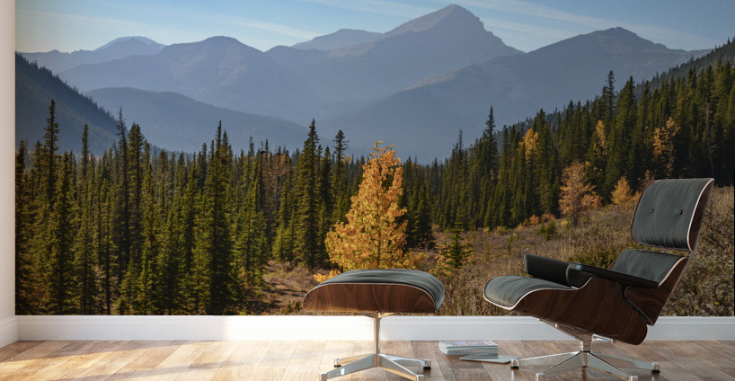 Bluerock Wildland golden tree Wall Murals