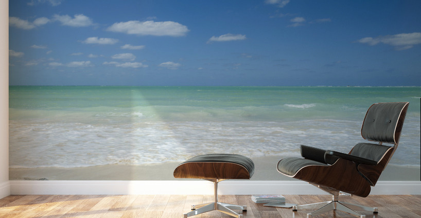 Awesome Cuban aqua beach water 4 Wall Murals