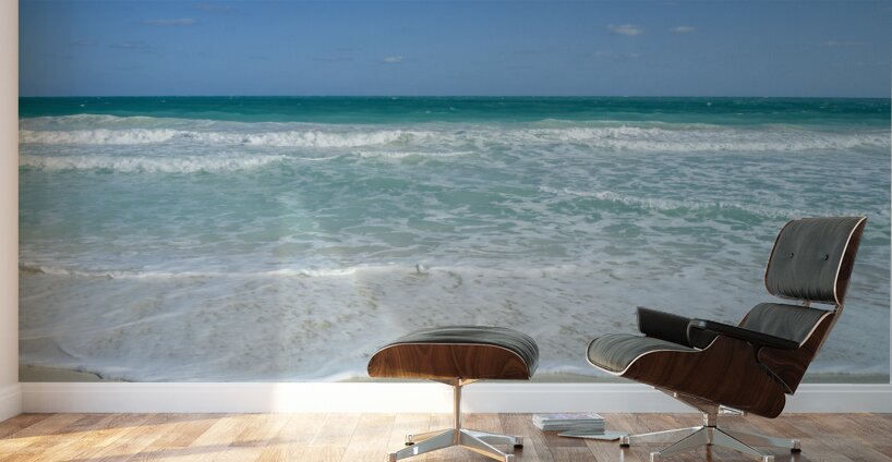 Awesome Cuban aqua beach water 3 Wall Murals