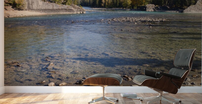 bow river bend shore 2626 Wall Murals