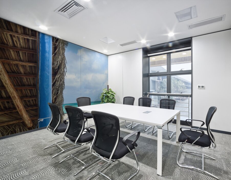 Deck with an awesome tropical view Wall Printing