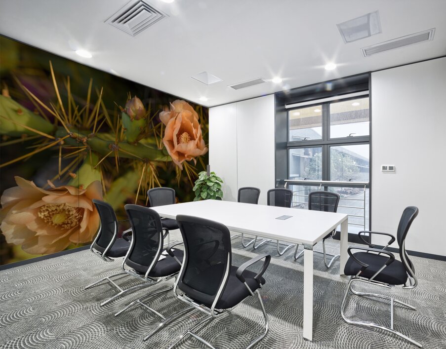 Cuban cactus flower bloom Wall Printing