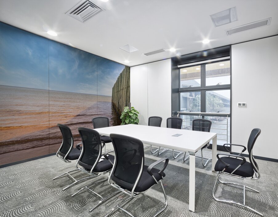 Basin headbeach dock ocean view Wall Printing