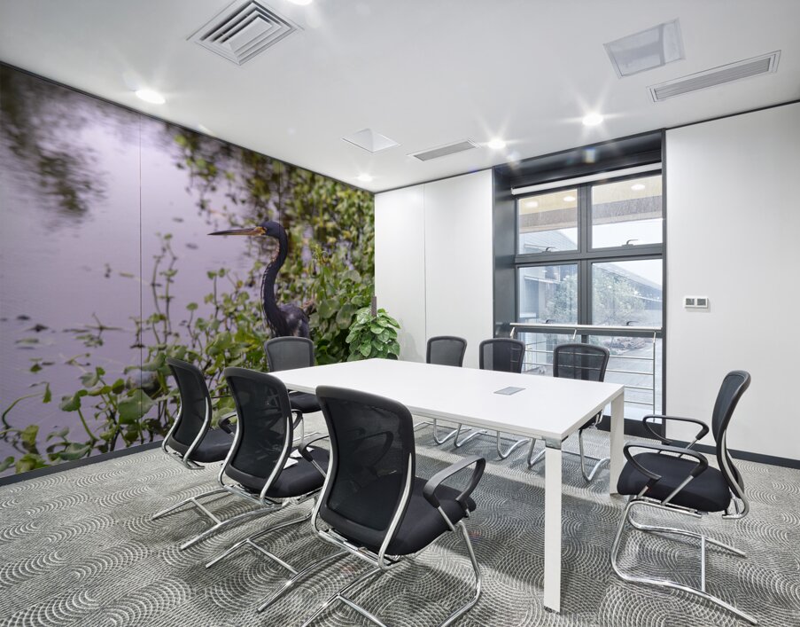 dominican black & white herring Wall Printing