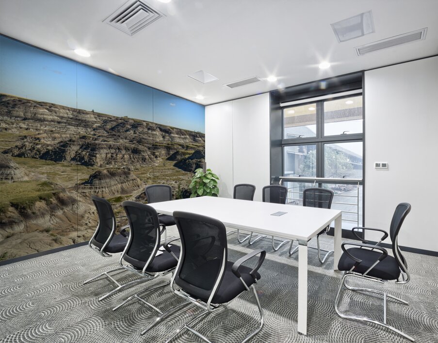 Horseshoe Canyon in Alberta Wall Printing