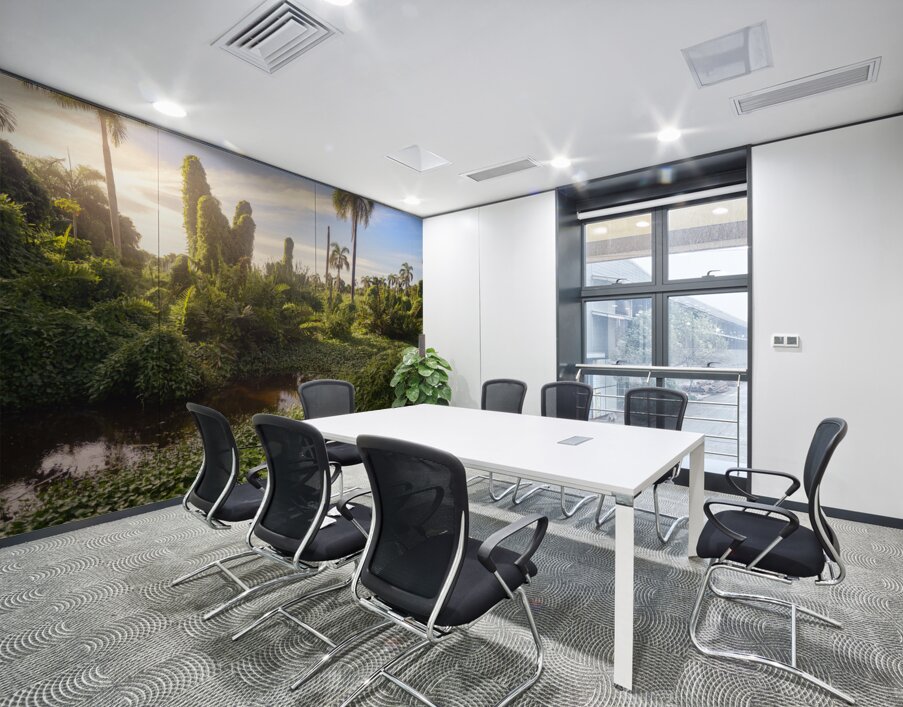 Jungle Garden Dominican Wall Printing