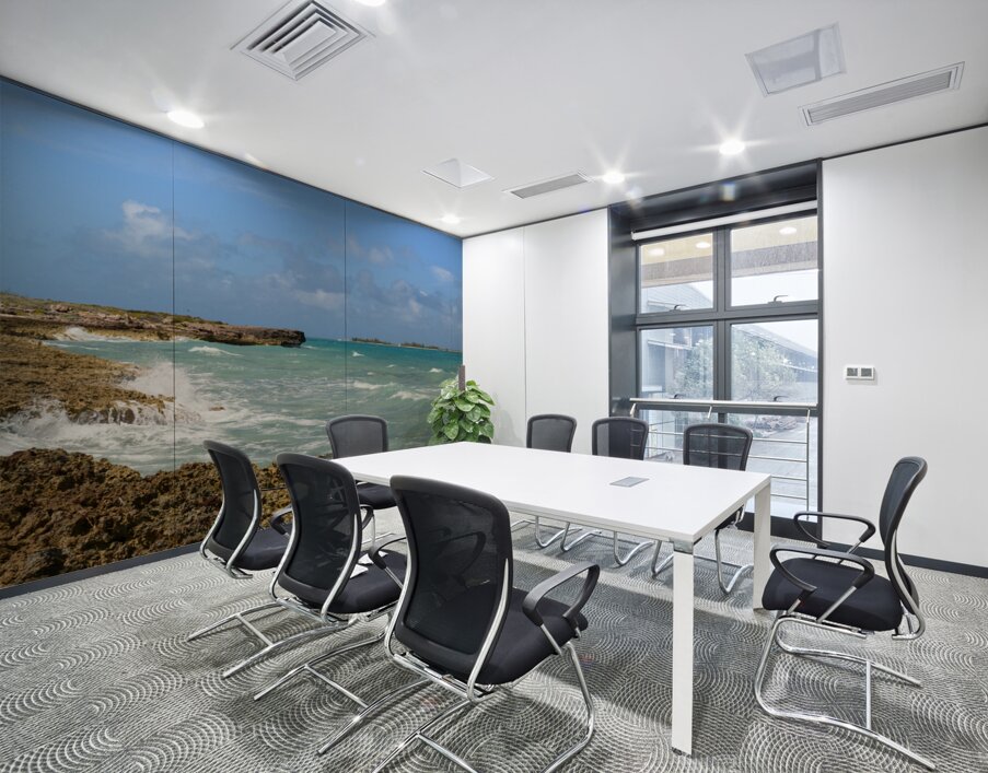 Cuban coral shore ocean view Wall Printing