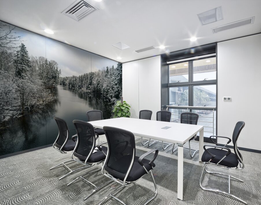 Montague river winter landscape Wall Printing