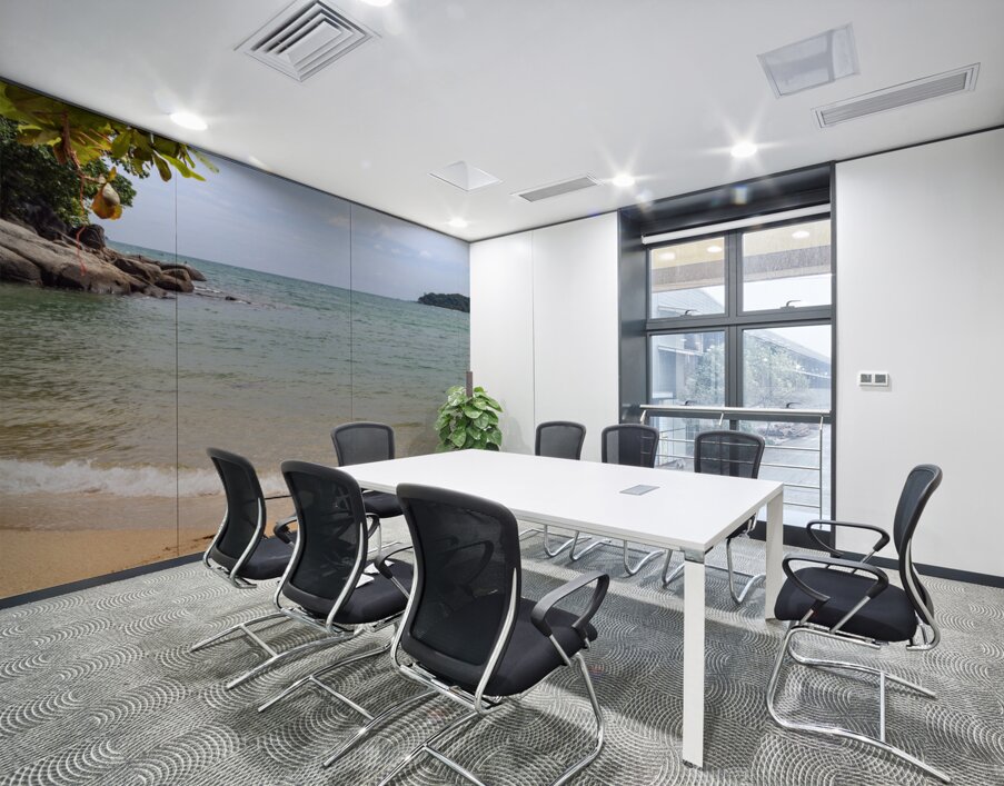 Rawai beach with island view Wall Printing