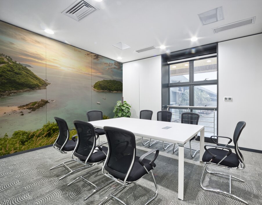 Windmill Lookout view of Ya-Nui beach Wall Printing