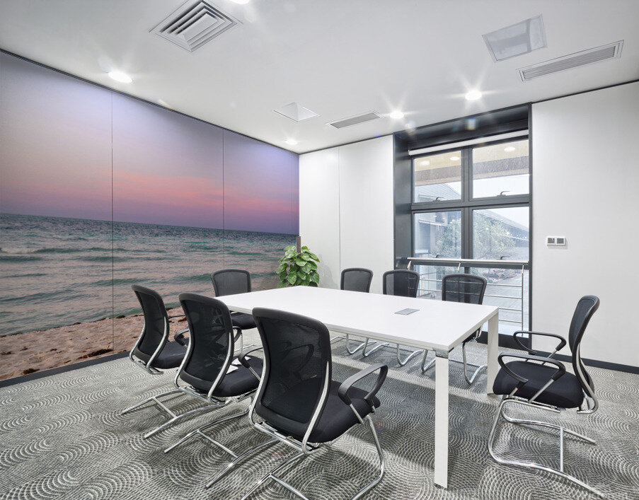 sunset coloured cuban beach sky 3 Wall Printing