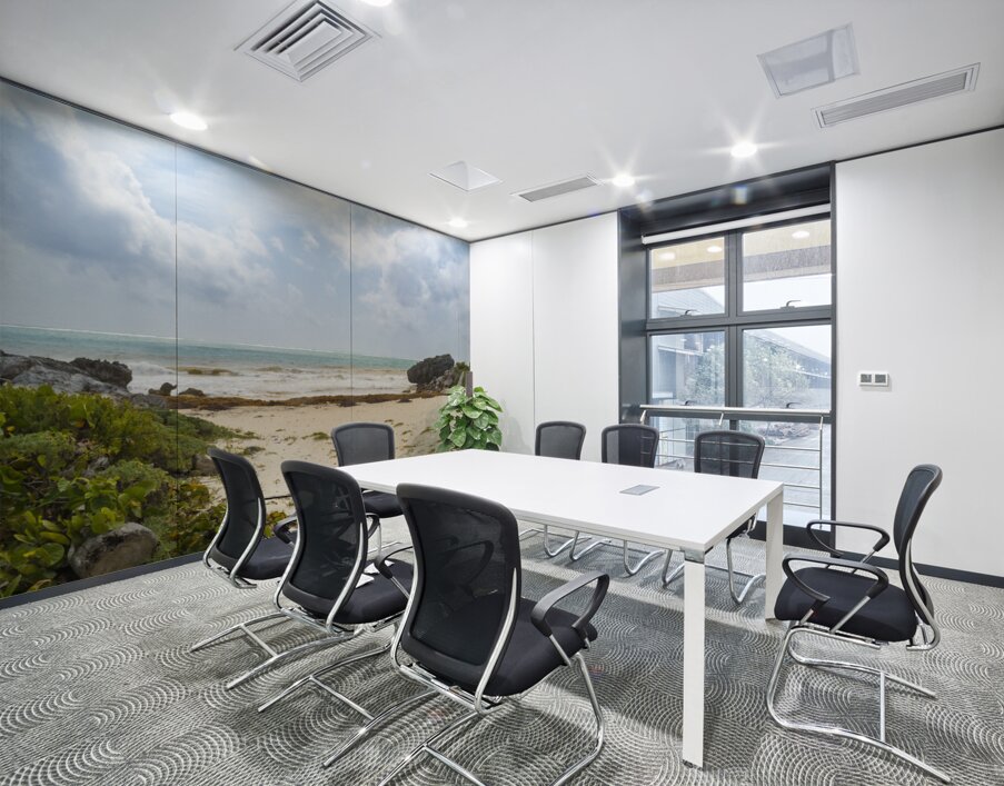 Tulum beach ocean view Wall Printing