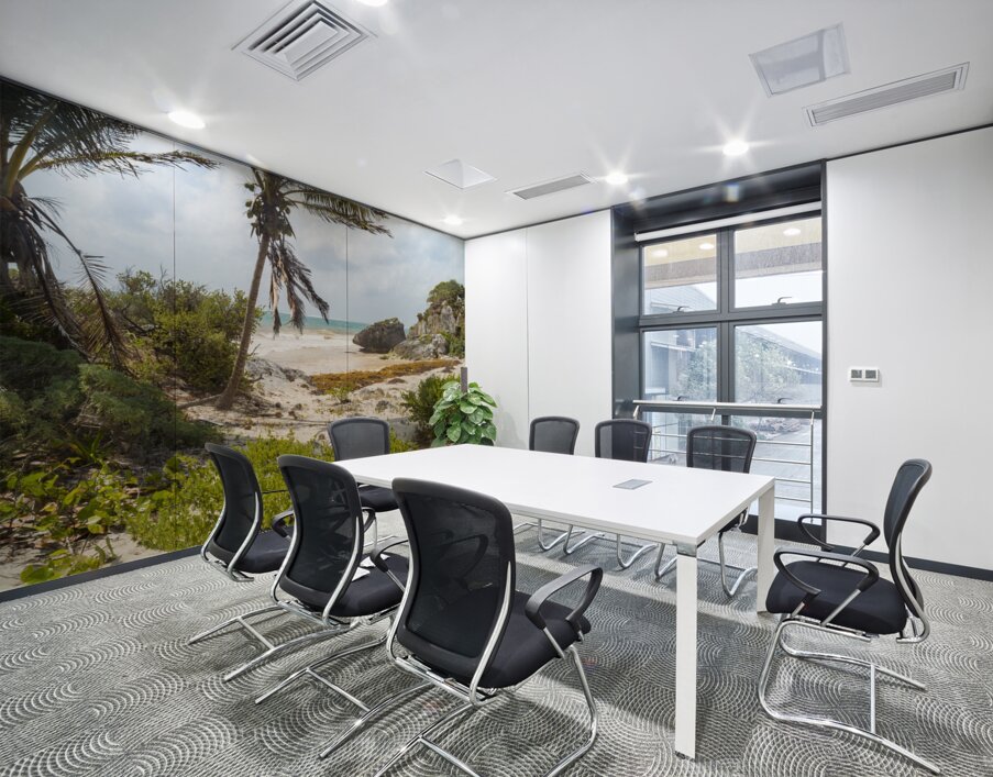 Tulum beach ocean view 4 Wall Printing